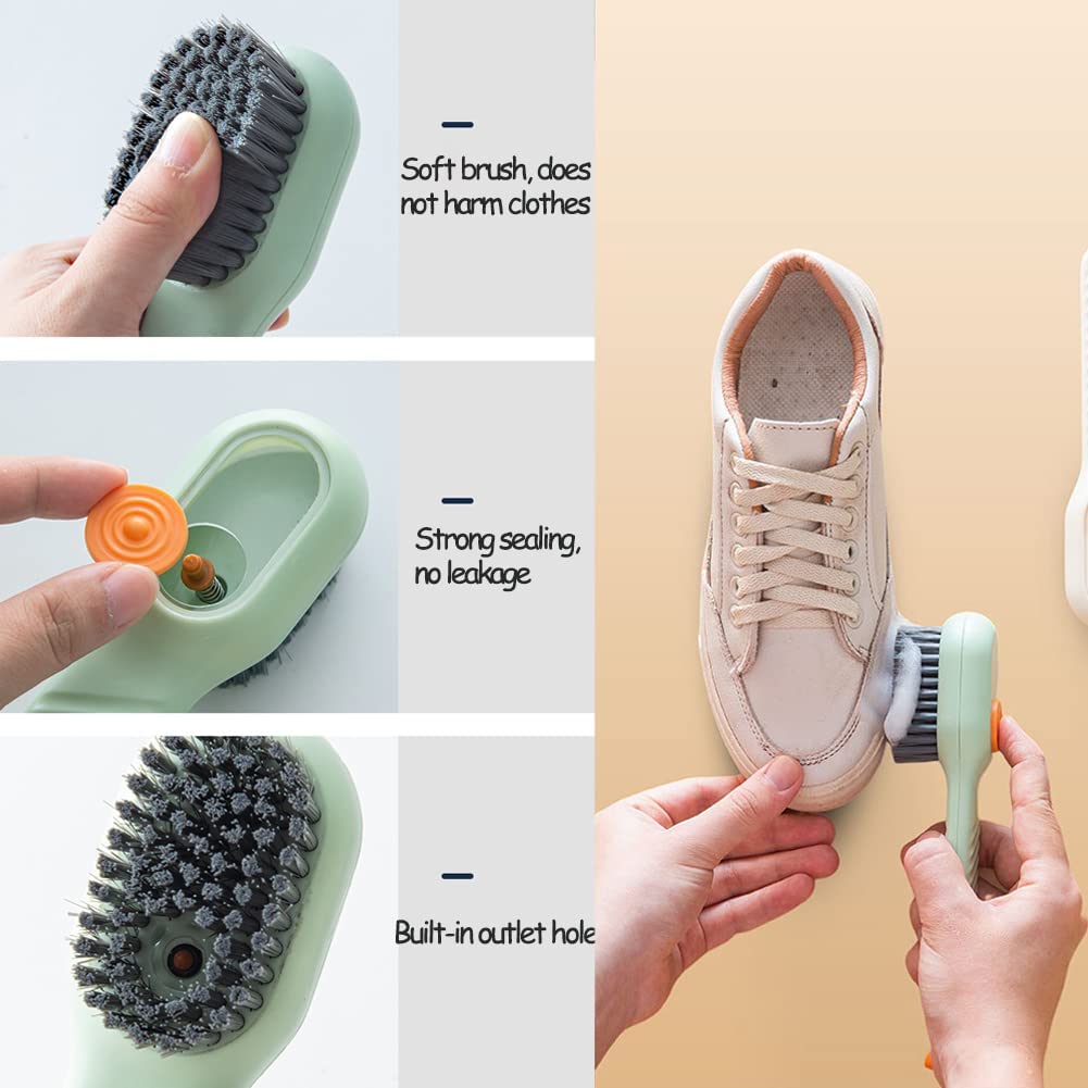 Brosse à vêtements à long manche pour chaussures